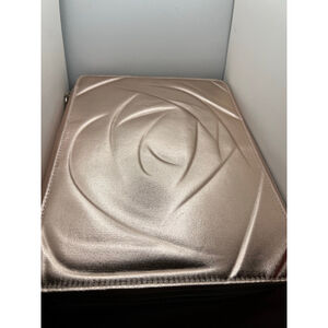 Lancôme 8x11 Rose Gold Zip makeup Case Structured